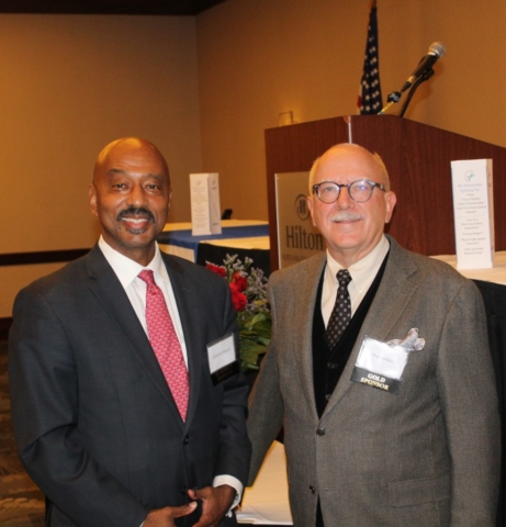 Charles Francis, Democratic Candidate for Mayor of Raleigh, with Max Adams